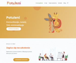 Wykonanie strony internetowej dla firmy szkoleniowej